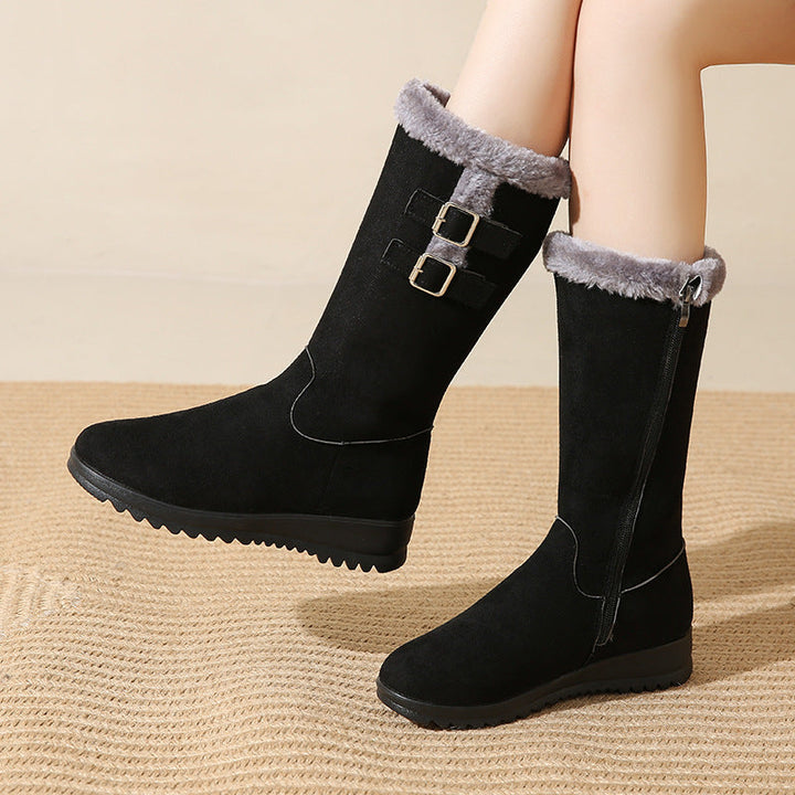Limited Time – 70% DISCOUNT! Women's Mid-Calf Snow Boots, Warm & Stylish