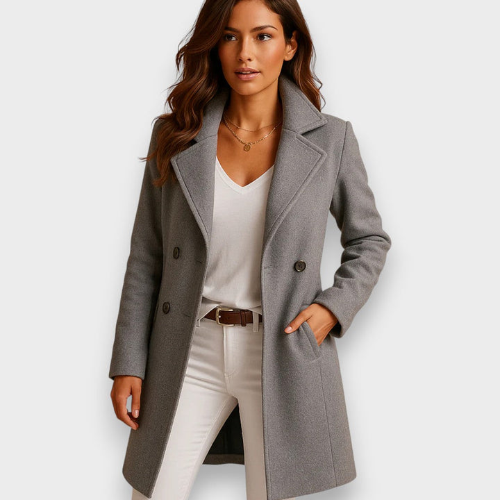 Amara™ | Elegant Wool Coat